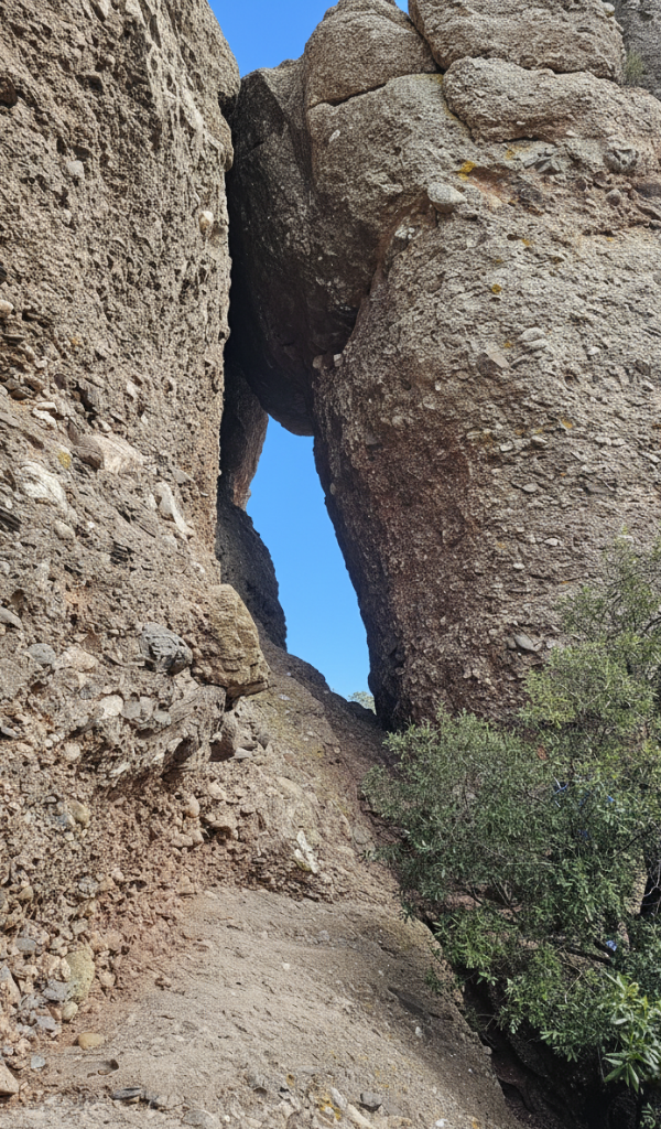 Cavidad natural del Morral del Drac en el Parc de Sant Llorenç