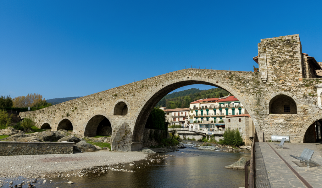 Vistas del río Ter a su paso por Camprodon