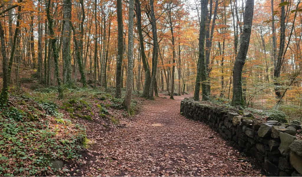 senderismo entre hayas y volcanes en la Fageda d’en Jordà, La Garrotxa