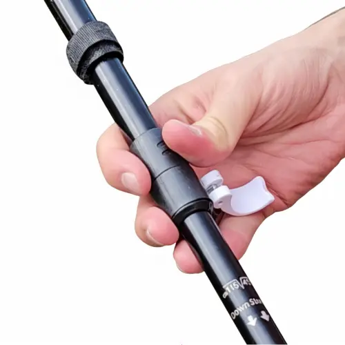 Cierre de palanca externa en bastones de trekking Mecanismo de cierre por palanca externa